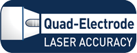 Quad Electrode Laser Accuracy